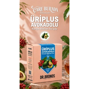 Dr. Bronos - ÜRİPLUS Avakadolu 30lu Stick Çay (Avakado & Gilaburu & Kırkkilit Otu & İğde Çekirdeği)
