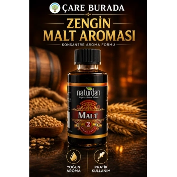 ÇareBurada Malt 2 Aroması Yoğun Formül Aroma Verici 50 ml