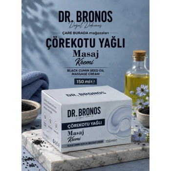 Dr. Bronos - Çörekotu Yağlı Masaj Kremi 150 Ml