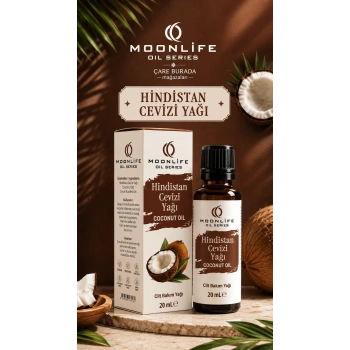 Moonlife - Hindistan Cevizi Yağı 20 Ml