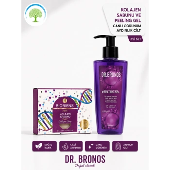 DR.BRONOS Collagen Peeling Jel 150 ml + Bıobıens Kolajen Sabun