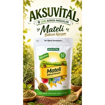 Öğütülmüş Mateli Bitkisel Karışım Toz 250 Gr (Biberi