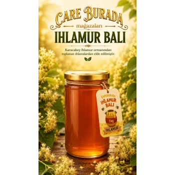 Çare Burada - Ihlamur Balı 1 Kg (Karacabey Ihlamur Ormanı)