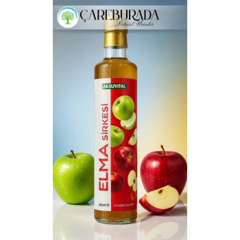 AKSUVITAL ELMA SİRKESİ 500ML.