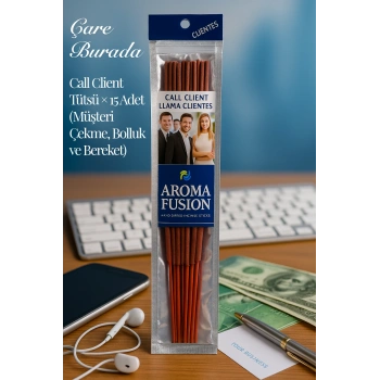 Aroma Fusion Call Client Tütsü - Premium Tütsü × 15 Adet (Müşteri Çekme & Bolluk & Bereket)