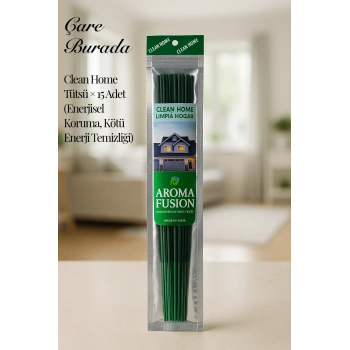 Aroma Fusion Clean Home Tütsü - Premium Tütsü × 15 Adet (Ev & Negatif Enerji Temizliği)
