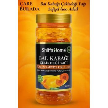 Bal Kabağı Çekirdeği Yağı Softjel (100 Softjel)