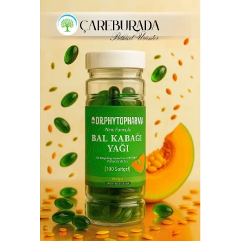 Bal Kabağı Yağı Kapsülü 100Softjel 1150Mg