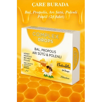 Bal & Propolis & Arı Sütü & Polenli Pastil (24lü)