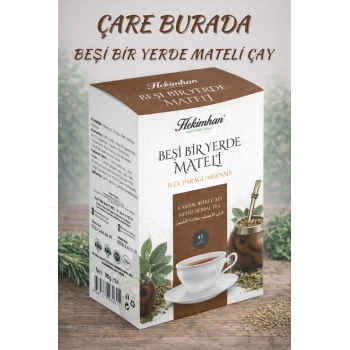 Beşi Bir Yerde Mateli Karışık Bitki Çayı (45li Süzen Poşet)