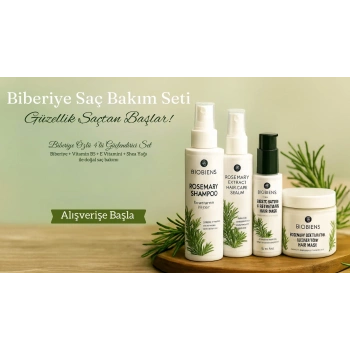 Biberiye Saç Bakım Seti