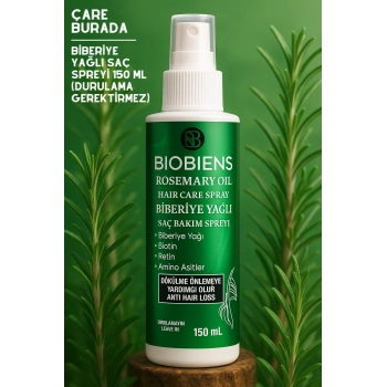 Biobiens - Biberiye Yağlı Saç Spreyi 150 Ml (Biotin & Amino Asitler) (Dökülme Önleyici)