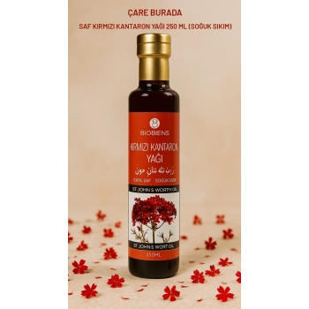 Biobiens - Saf Kırmızı Kantaron Yağı 250 Ml (Soğuk Sıkım)