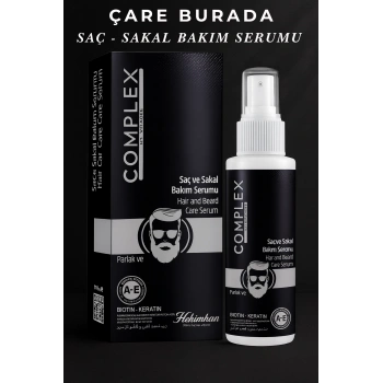 Biotin & Keratin Saç Ve Sakal Bakım Serumu 125 Ml (Parlak & Gür)