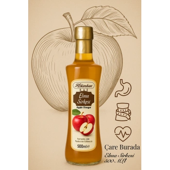 Bitkisel Elma Sirkesi 500 Ml