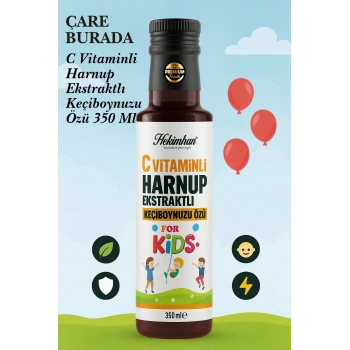 C Vitaminli Harnuplu Keçiboynuzu Özü 350 Gr (Çocuklar İçin) (12 Adet)