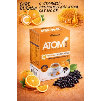C Vitaminli & Propolisli Atom Küp Çayı 150 Gr (× 3 ADET)