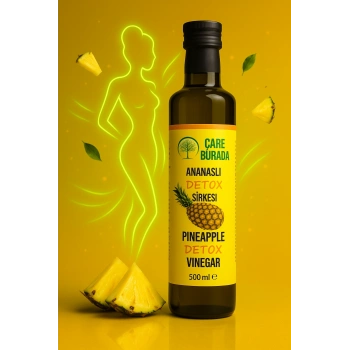 Çare Burada - Ananaslı Detoks Sirkesi 500 Ml