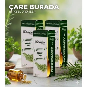 Çare Burada Biberiye Yağı 20 Ml 3 Adet