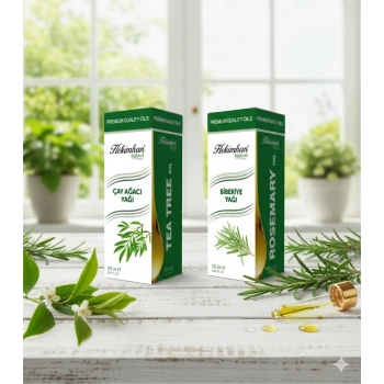 Çare Burada Çay Ağacı Yağı 20 ml ve Biberiye Yağı 20 ml