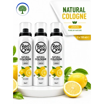 ÇareBurada 3 Adet Red One Kolonya 150 ml | Limonlu Sprey Kolonya
