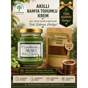ÇareBurada Akıllı Bamya Tohumlu Krem 100 ml + Türk Kahvesi Hediye