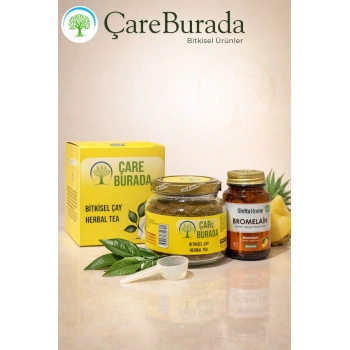 ÇareBurada Form Çay150 g.+ Bromelain 60 Tablets