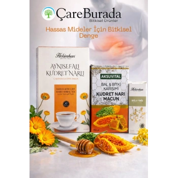 ÇareBurada Hassas Mideler İçin Bitkisel Destek Seti