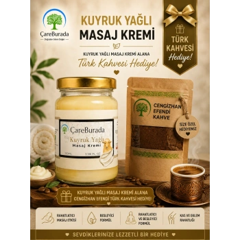 ÇareBurada Kuyruk Yağlı Krem 100 ml + Türk Kahvesi Hediye