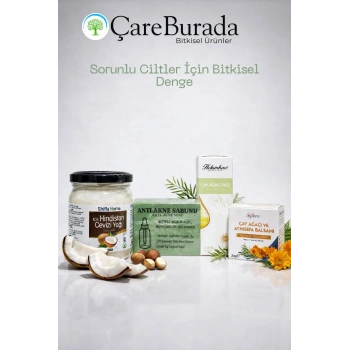 ÇareBurada Sorunlu Ciltler İçin Bitkisel Bakım Seti