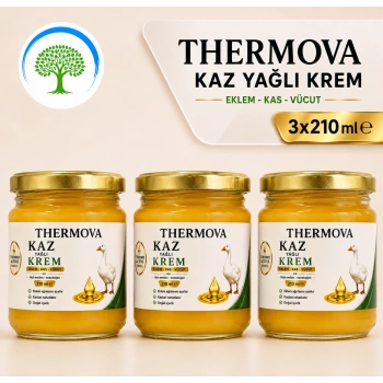 ÇareBurada Thermova Kaz Yağlı Krem 210 ml x 3 Adet