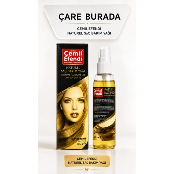 Cemil Efendi Saç Bakım Yağı 125 ml ( E Vitaminli ) - Arındırıcı Bakım, Güçlü Görünüm