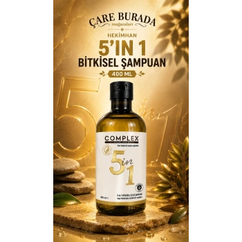 Complex 5 in 1 Bitkisel Özlü Şampuan 400 Ml