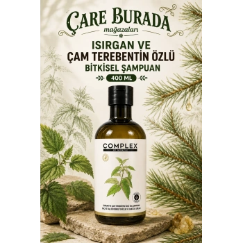 Complex Isırgan ve Çam Terebentin Özlü Bitkisel Şampuan 400 Ml