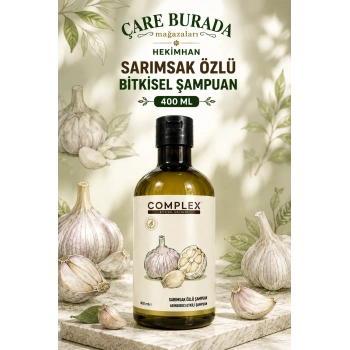 Complex Sarımsak Özlü Bitkisel Şampuan 400 Ml