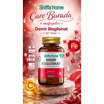 Demir Bisglisinat 60 Tablet (C Vitamini)