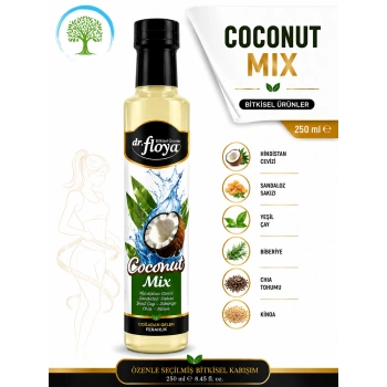 Dr.Floya Coconut Mix 250 ml | Hindistan Cevizi, Yeşil Çay, Kinoa İçerikli