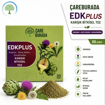 EDKPLUS 30lu Stick Çay (Enginar & Devedikeni & Karahindiba)