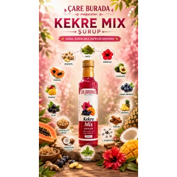 Dr. Bronos - Kekre-Mix Şurup 250 Ml (Mate, Açai, Mango, Papaya, Tarçın..)