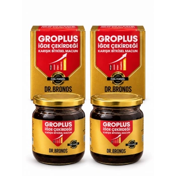 Dr. Bronos Groplus İğde Çekirdeği Karışık Bitkisel Macun 2li Paket