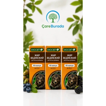 Ekocbit Ayı Yağı 50 ml - 3 ADET