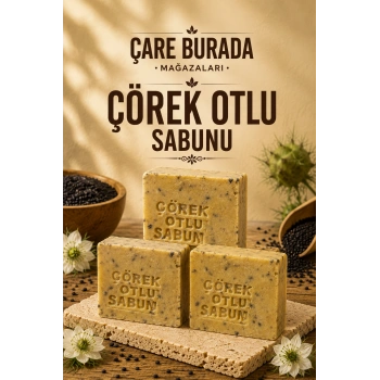El Yapımı & Doğal Çörek Otu Sabunu (3 ADET)