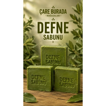 El Yapımı & Doğal Defne Sabunu (3 ADET)