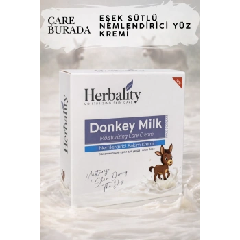 Eşek Sütlü Nemlendirici Yüz Bakım Kremi 150 Ml