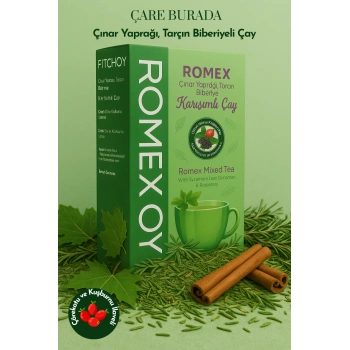 Fitchoy - Çınar Yaprağı, Biberiye, Tarçınlı Çay 90 gr × 45 Adet (Çörekotu & Kuşburnu İlaveli)