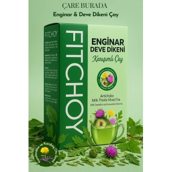 Fitchoy - Enginar & Deve Dikeni Çay 90 gr x 45 Adet (Karabaş Otu ve Karahindiba İlaveli)