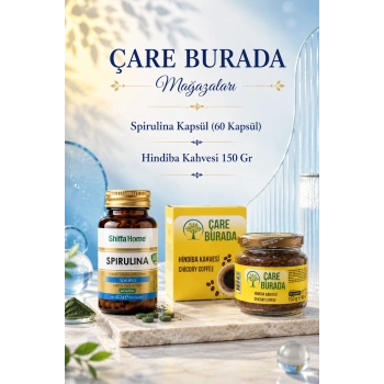 Form & Diyet Destek Seti (Spirulina Kapsül (60 Kapsül) & Hindiba Kahvesi 150 Gr)