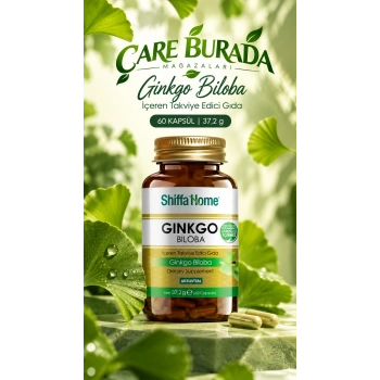 Ginkgo Biloba 60 Kapsül (1000 mg)