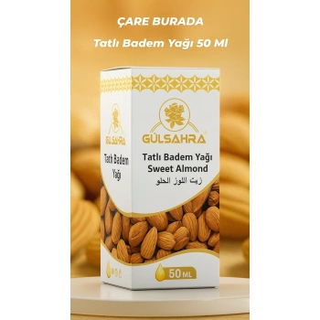 Gülsahra - Tatlı Badem Yağı 50 Ml