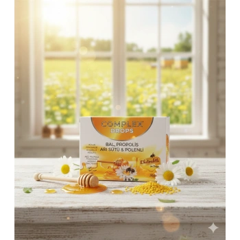 Hekimhan Bal- Propolis- Arı Sütü & Polenli Drops